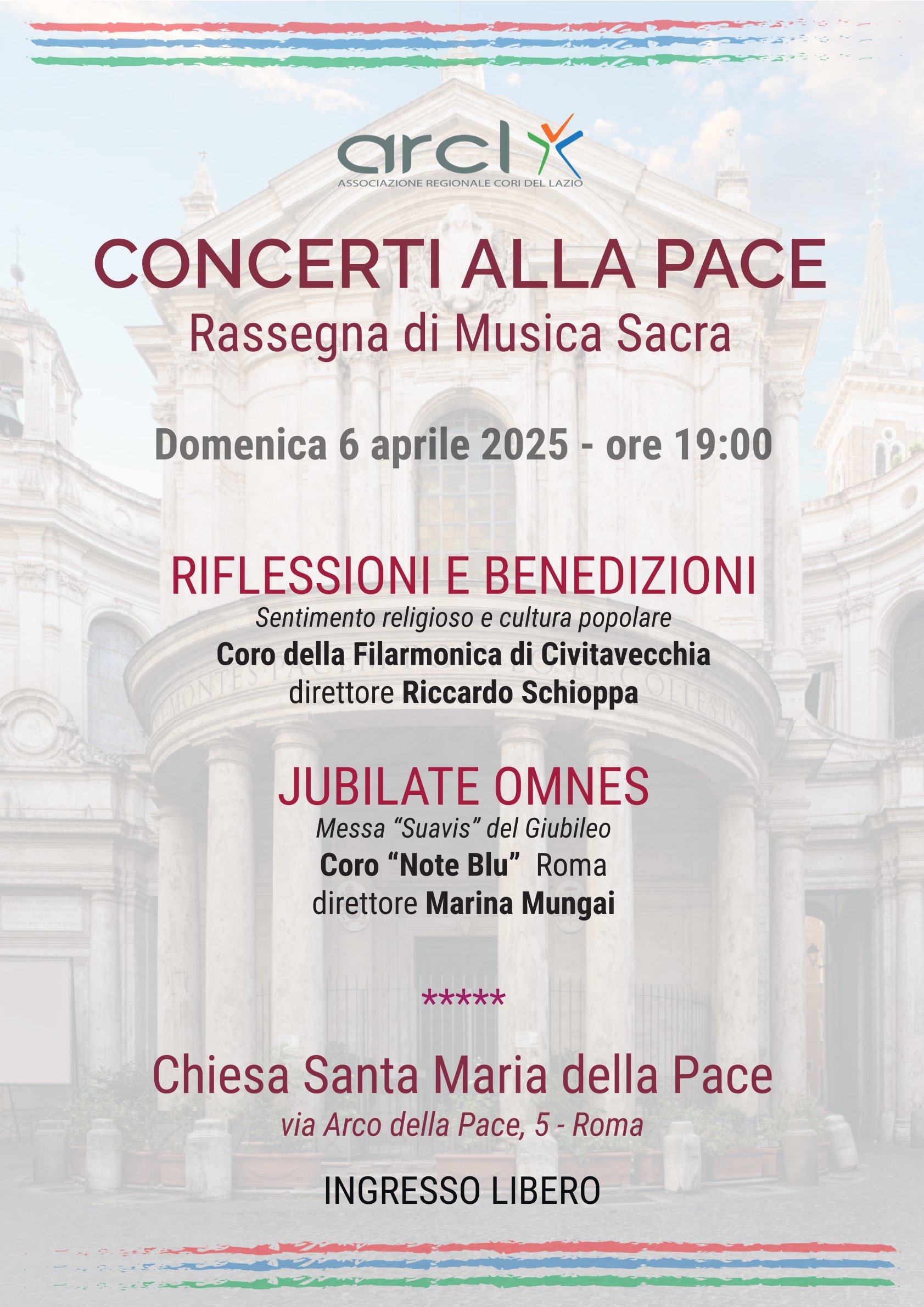 LOCANDINA Concerti alla Pace 6 aprile 2025